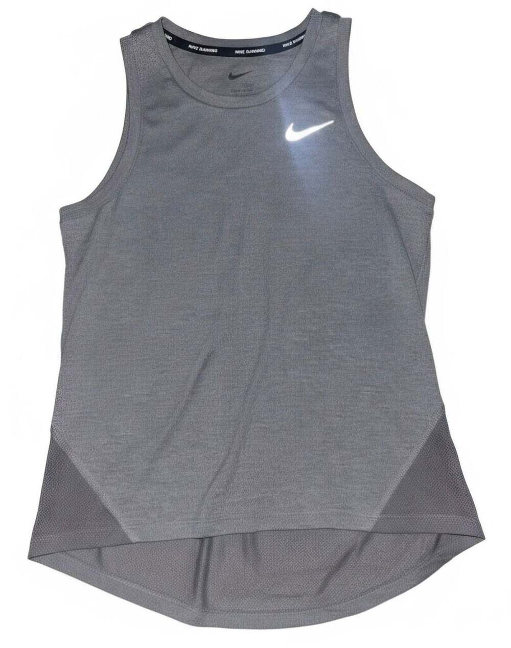 Nike Running Tank Top Size XS Gray Dri-FIT Athletic Shirt